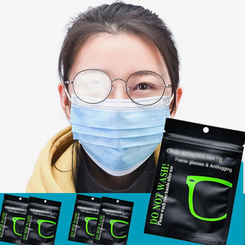 ZK30  5-30-50PCS Universal Men Women Anti Fog Wipe Reusable Cloth for Glasses Swim Bicyle Goggles Unisex Glasses Lens Cloth