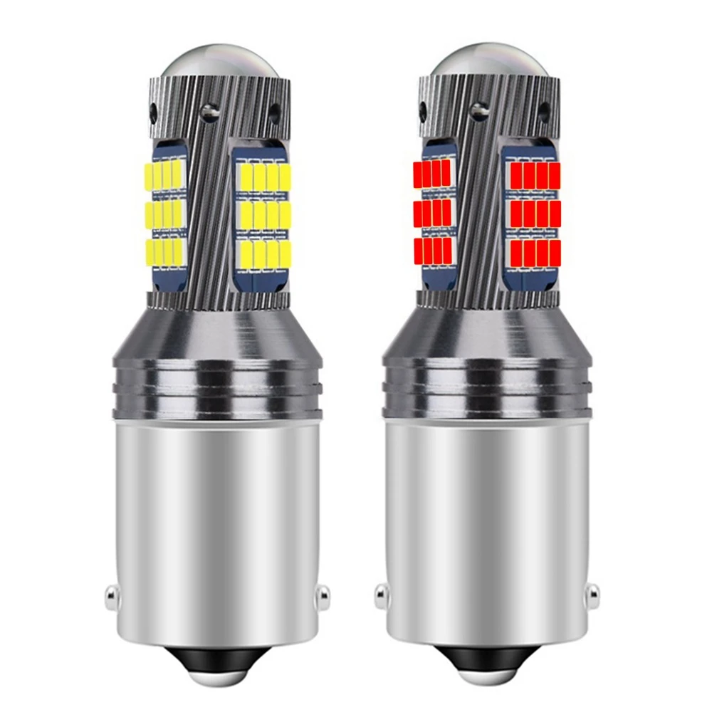 2pcs New 1156 BA15S 7506 P21W R10W Super Bright 2016 LED Car Tail Brake Bulb Turn Signals Auto Backup Reverse Lamps DRL Light