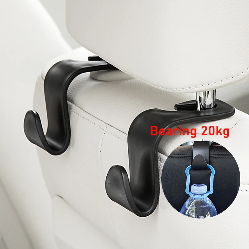 1pcs Car Seat Back Hook Universal Portable Car Accessories Interior Hanger Holder Storage for Car Bag Purse Cloth Decoration