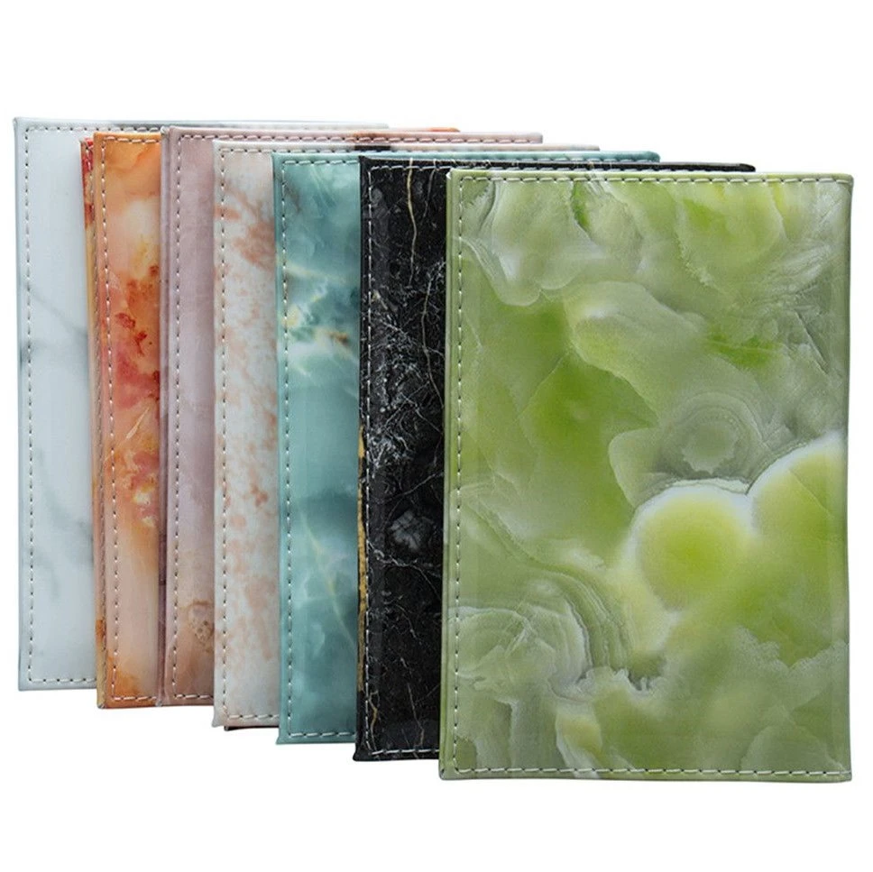 2021 New Colorful Marble Style Passport Cover Waterproof Passport Holder Travel Cover Case Passport Holder Passport Packet Gifts