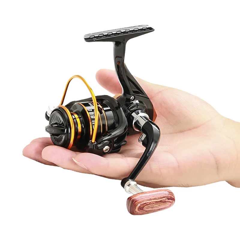 Mini Spinning Fishing Reel Metal Coil 5KG Max Drag Power Ice Lure Saltwater Freshwater Small Fishing Wheel