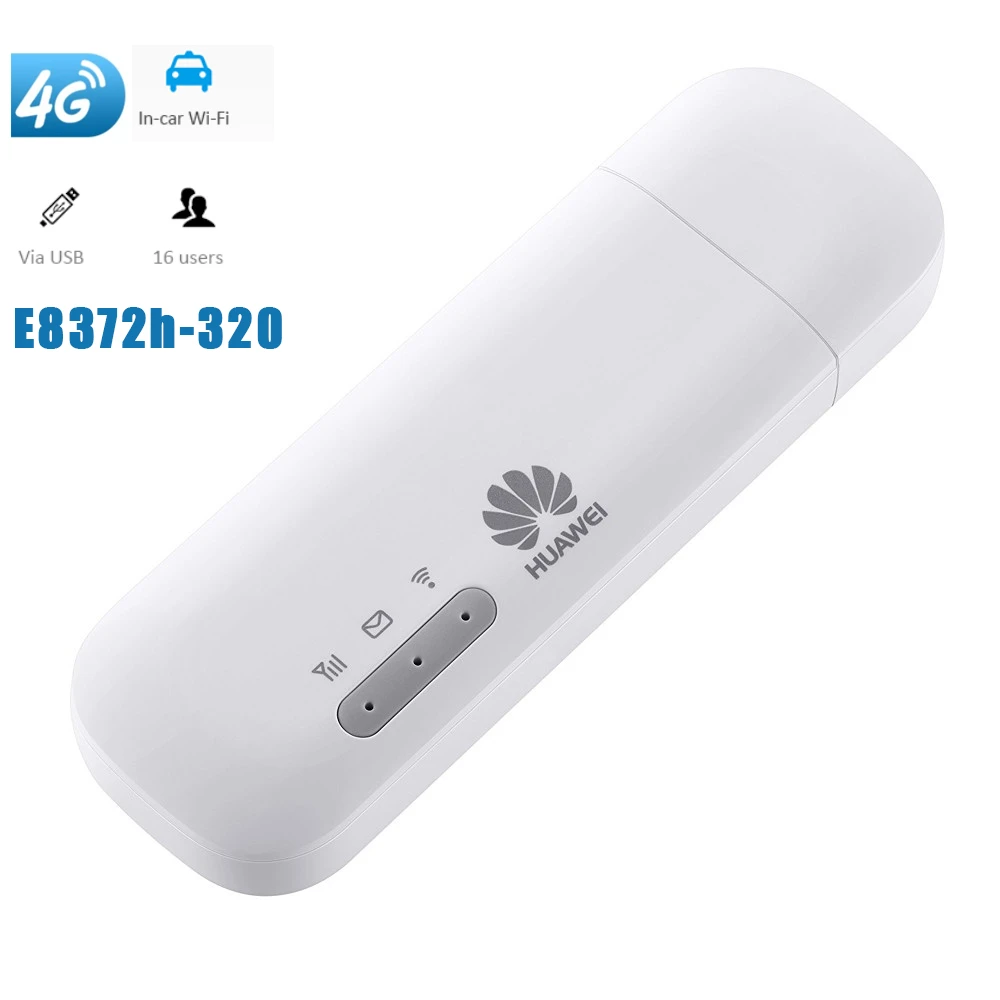 Unlocked Huawei E8372h-320 e8372 Wingle LTE Universal 4G USB MODEM WIFI Mobile