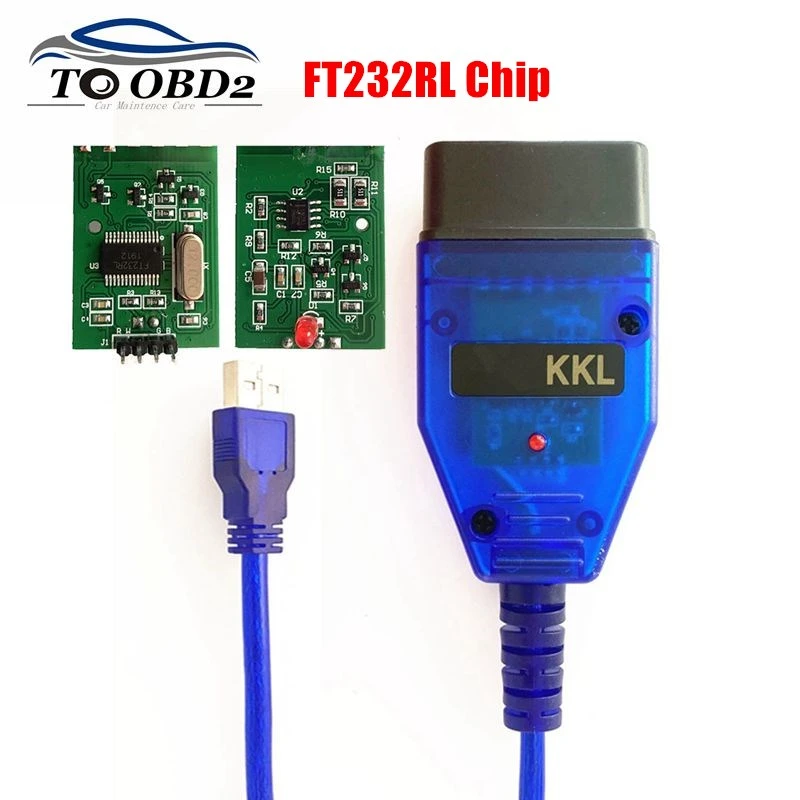 Professional FOR VAG 409 KKL OBD2 Diagnostic Cable work For Audi/Seat/VW/Skoda for VAG-KKL 409 with FTDI FT232RL Chip Interface