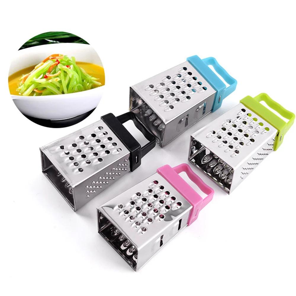 Mini Four-sided Manual Vegetable Spiral Slicer Chopper Slicer Cheese Grater Clever Cutter Kitchen Tools Stainless Steel Planer