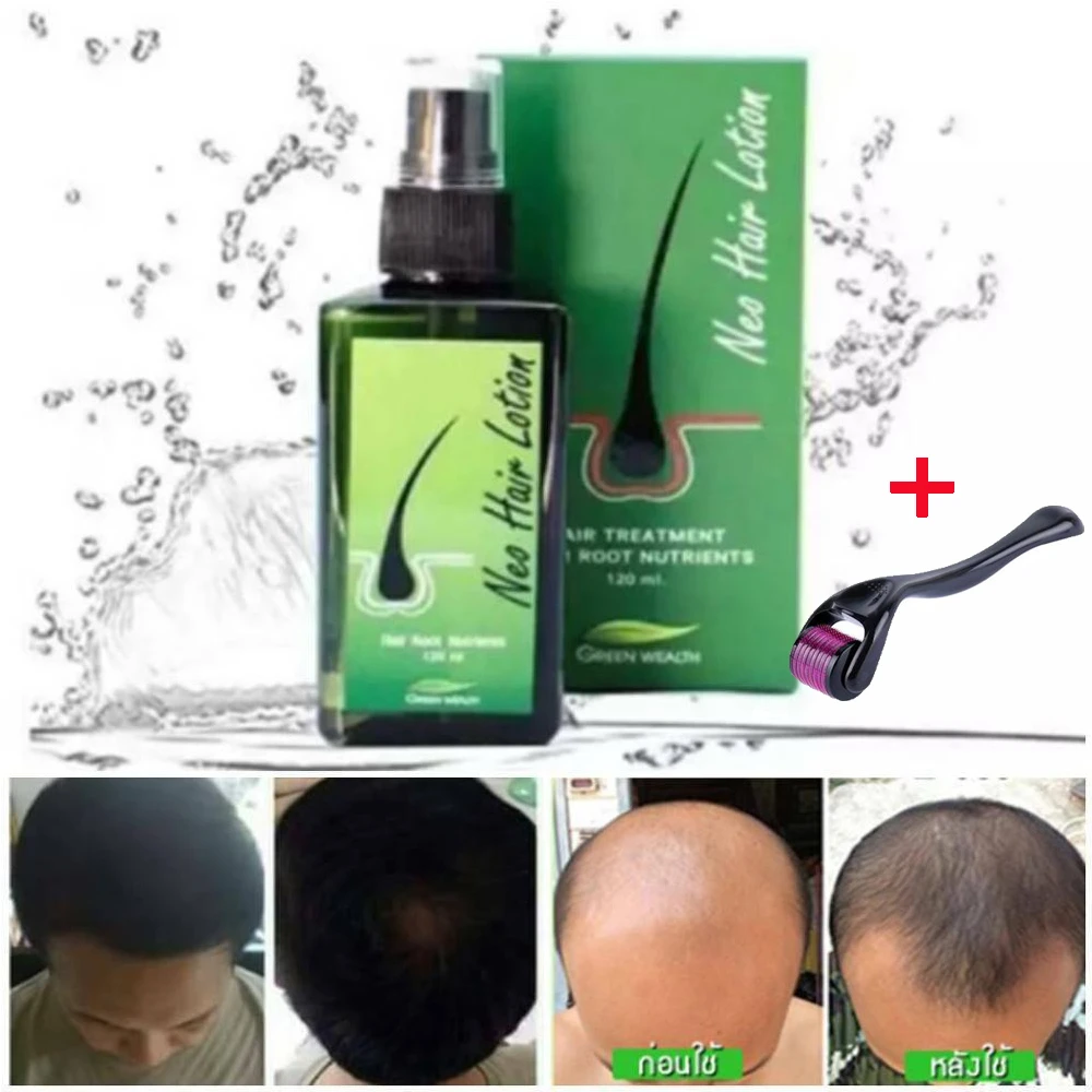 Neo Hair Lotion 120ml Hair Treatment Hair Root Nutrients Anti-Loss Beard Regrowth Original Thailand