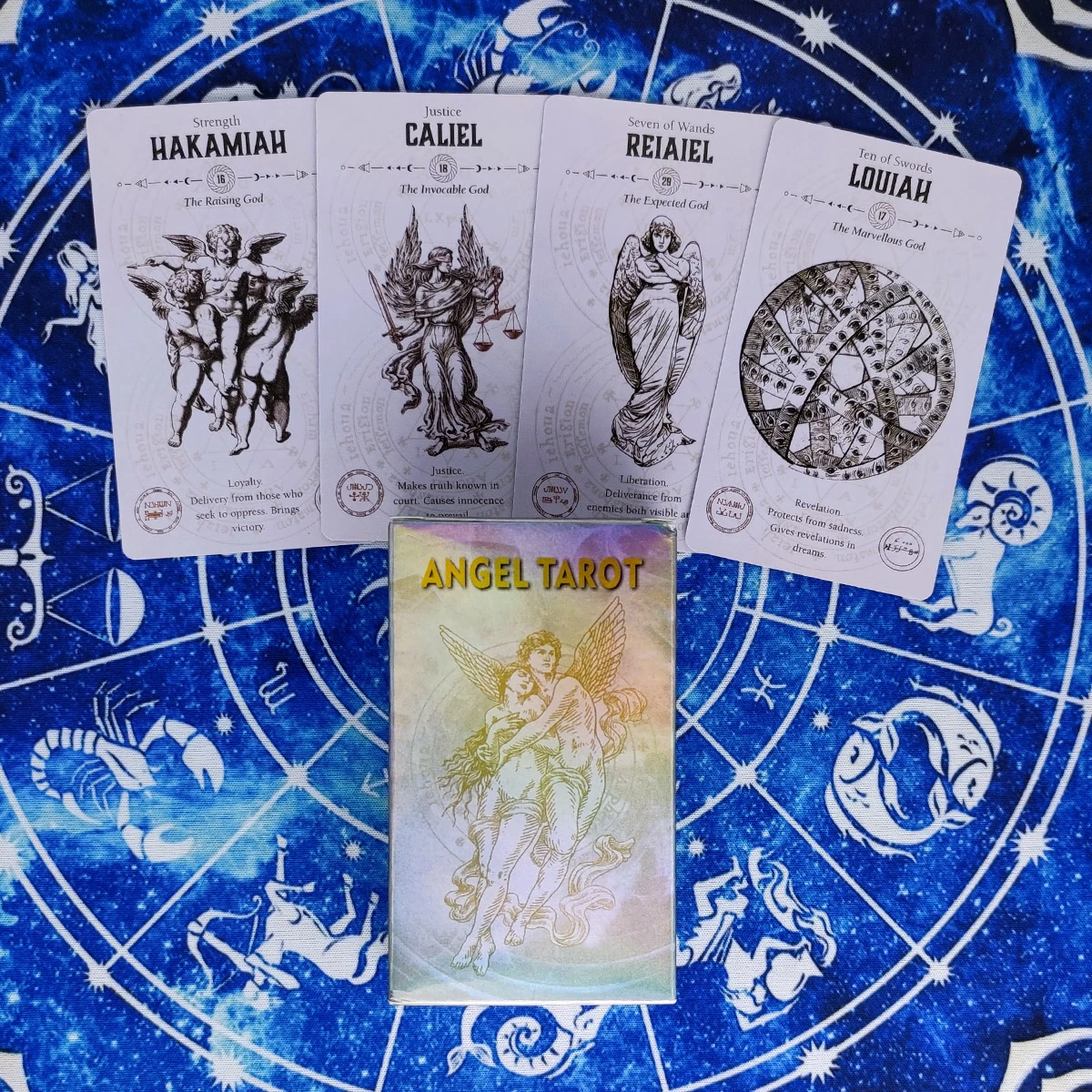 New Angel Tarot Cards And PDF Guidance Divination Deck Entertainment Parties Board Game Support Drop Shipping 78Pcs/Box