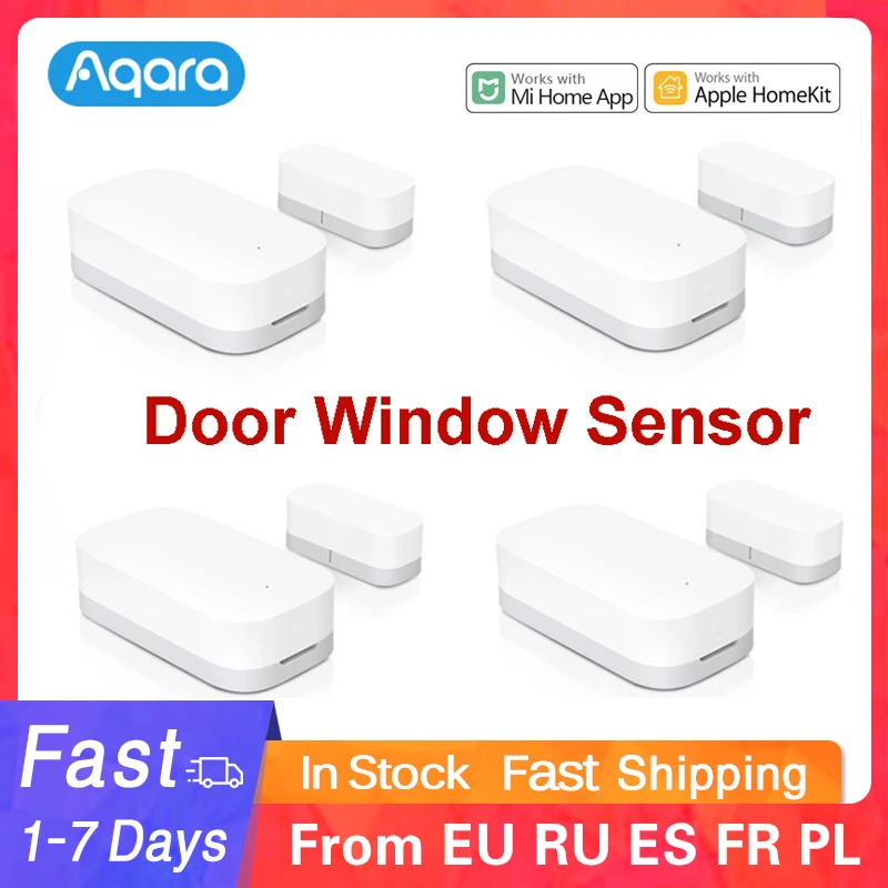 Xiaomi Aqara Door Window Sensor Smart Home Zigbee Function Mini Sensor Remote Control Alarm Security For Mijia APP Apple Homekit