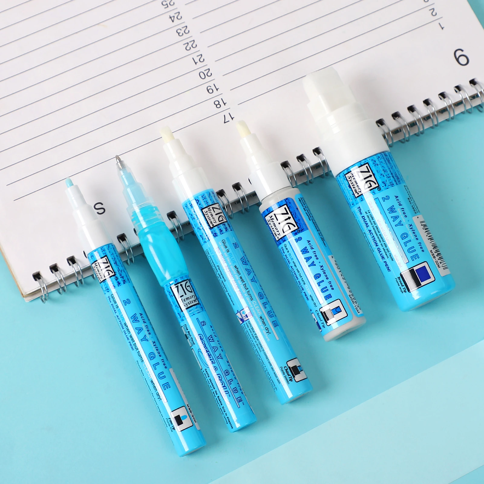 JIANWU/1pc JAPAN  kuretake ZIG environmental protection coloured glue DIY tools glue pens Office Supplies