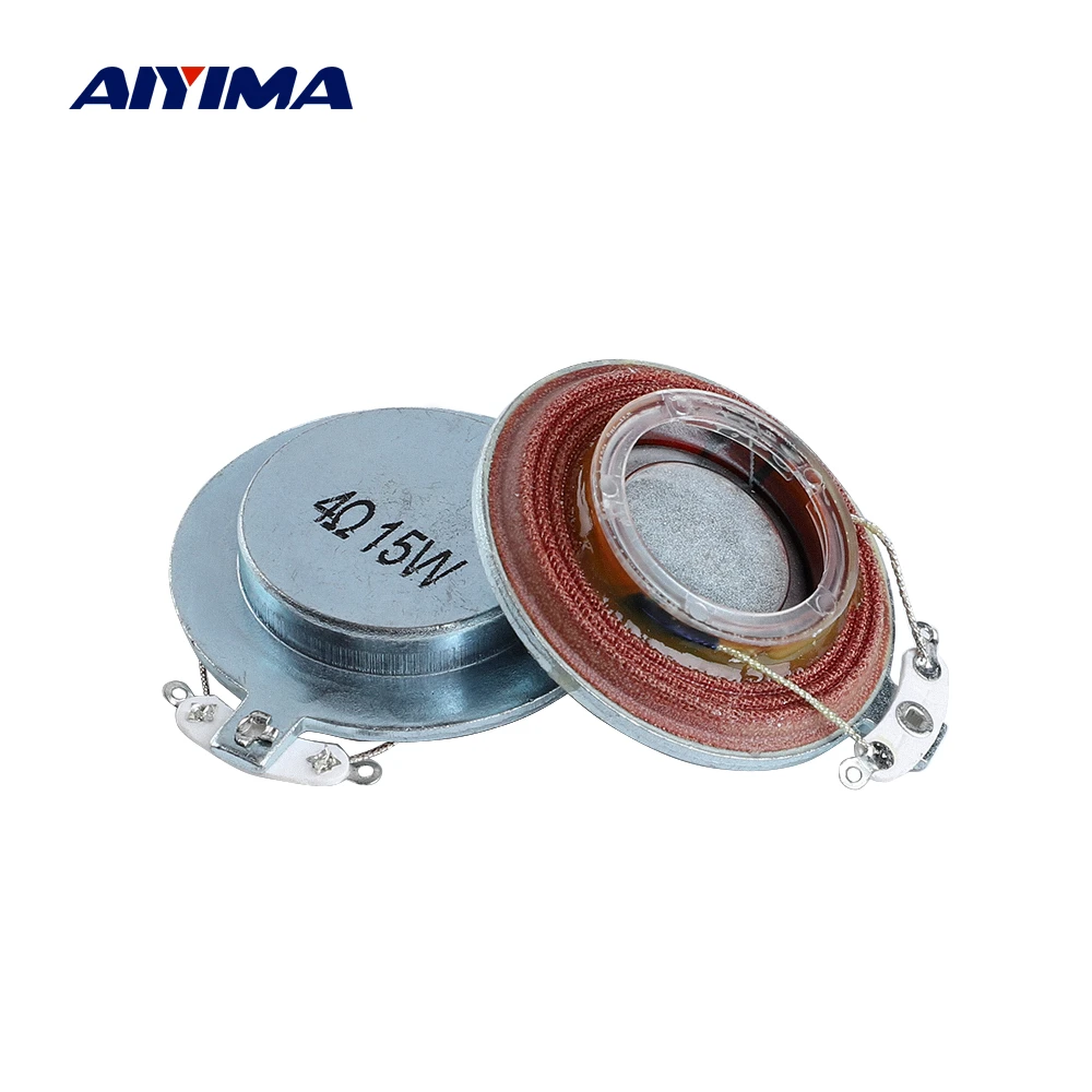 AIYIMA 2pcs Audio Speakers 35/44mm Plane Vibration Speaker Resonance Speaker 15W 4 ohms DIY For Home Theater