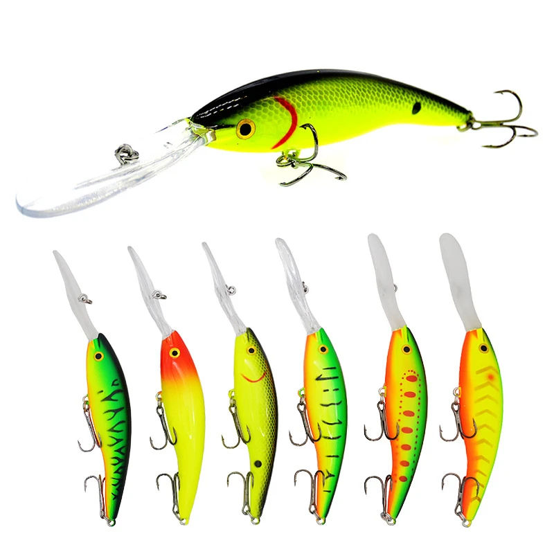 Fishing Minnow Lure Long Tongue Board 14g/13.5cm Artificial Plastic Lure Hard Bait 1 Piece Sale