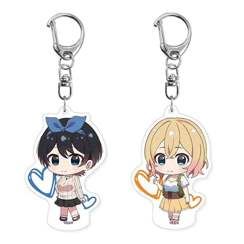 Anime Rent A Girlfriend Kanojo Okarishimasu Ichinose Chizuru Cosplay Figure Acrylic Model Keyring Decor Bag Pendant Keychain