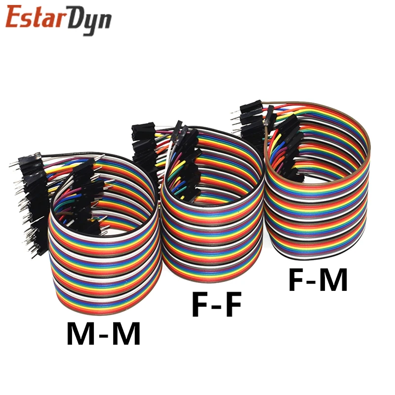 40pcs 20cm 40P Dupont Line 20cm Male to Male + Male to Female and Female to Female Jumper Wire Dupont Cable