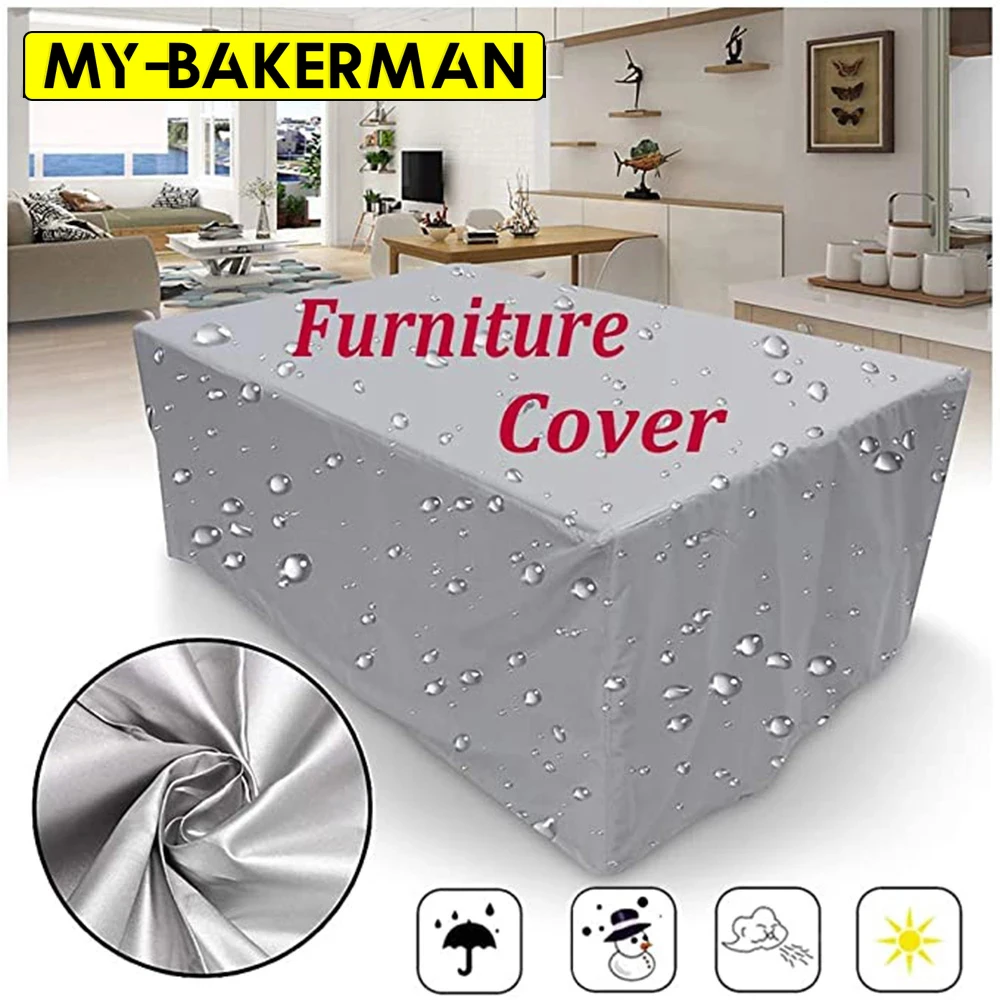 72 Size Waterproof Cover Outdoor Patio Garden Furniture Covers Rain Snow Chair covers for Sofa Table Chair Dust Proof Cover