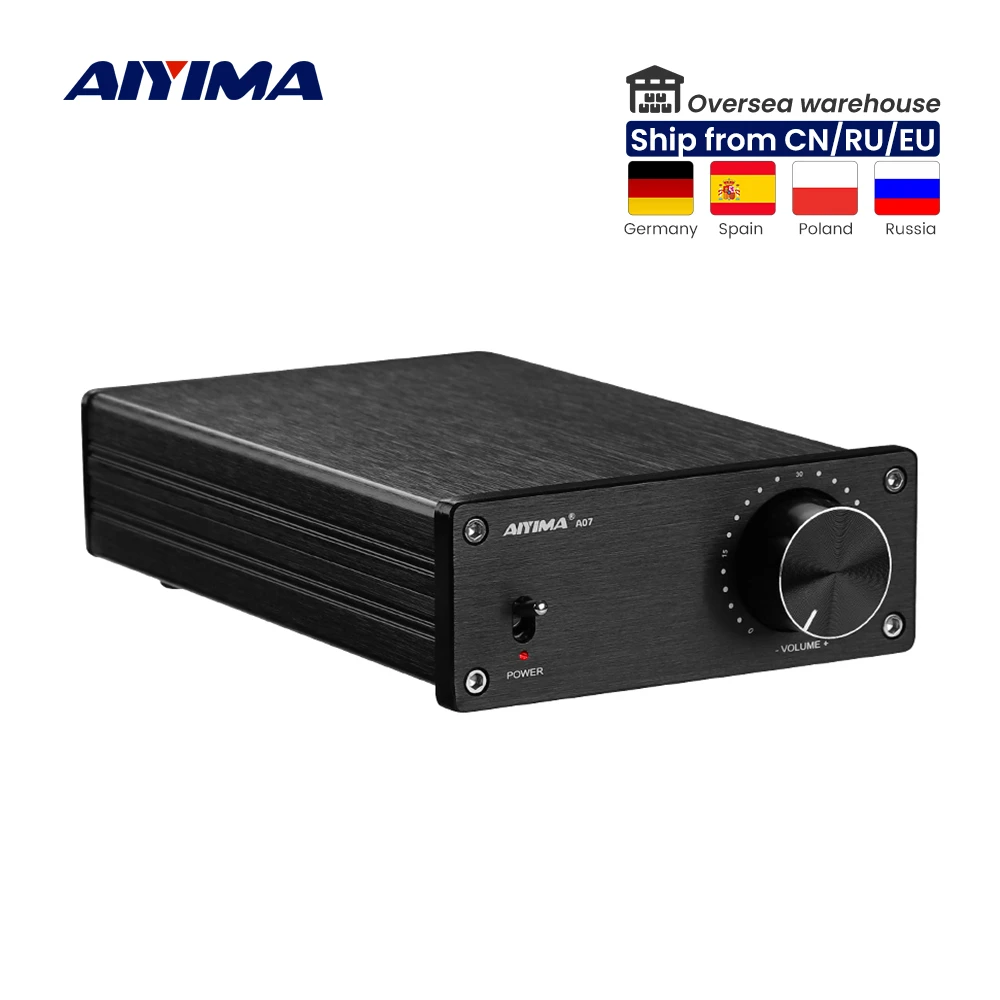 AIYIMA 2.0 Digital HiFi Power Amplifier Audio 300Wx2 TPA3255 Home Theater Class D Stereo Sound Speaker Amplifier Mini Amp