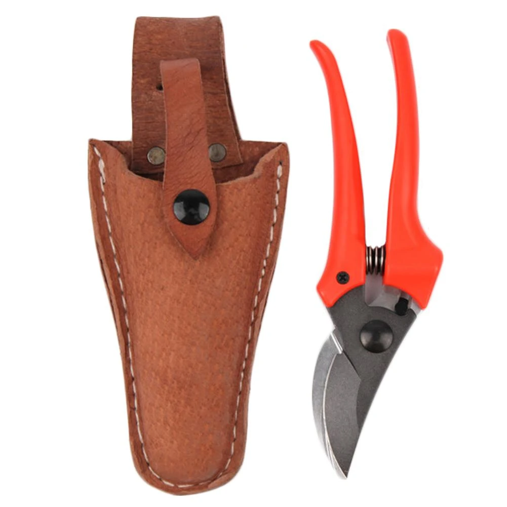 Scissors Cover Leather Hardware Storage Bag Fruit Branch Scissors Protective Cover