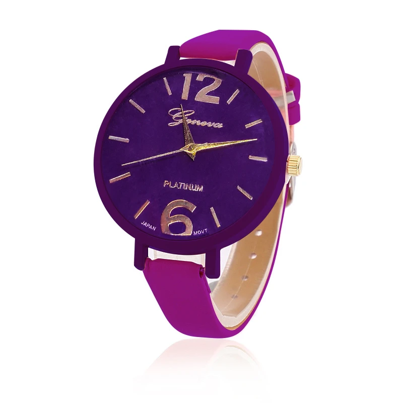 Luxury Wrist Watches Fashionable casual women Quartz Watch Small strap Big Dial Women Wathes  Ladies watch relogio feminino