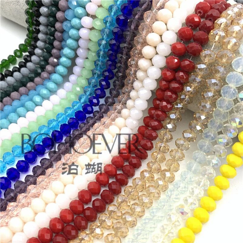 3X4mm/4X6mm/6X8mm  Crystal Faceted Beads Crystal Beads Glass Beads for Making Jewelry Diy Jewelry Accessories Jewelry Making