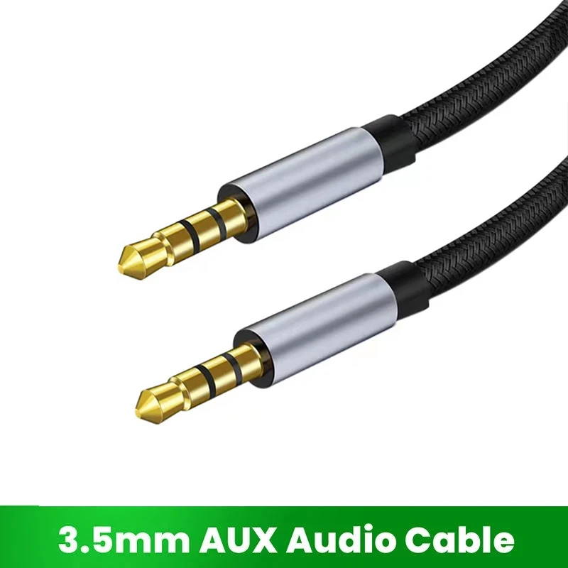 3.5mm Jack Audio Cable Jack 3.5 mm Male to Male Audio Aux Cable For Samsung S10 Car Headphone Speaker Wire Line Aux Cord Speaker