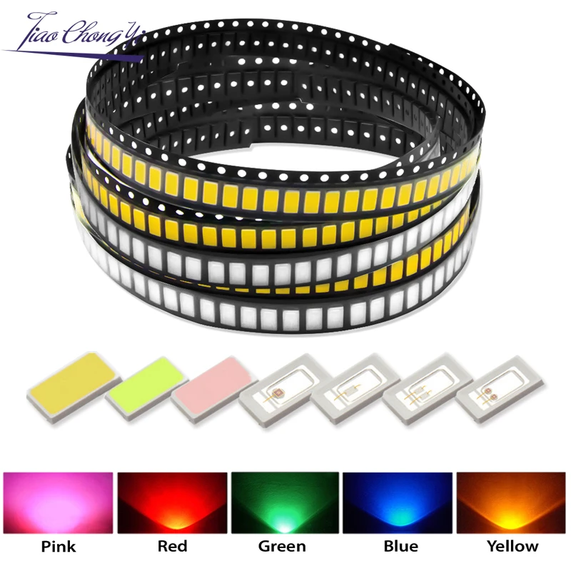 SMD 5730 / 5630 Chip LEDs Warm White Blue Red Green Yellow Pink  Light Diode Beads For LED Strip Spotlight Bulb Diode Lamp Diy