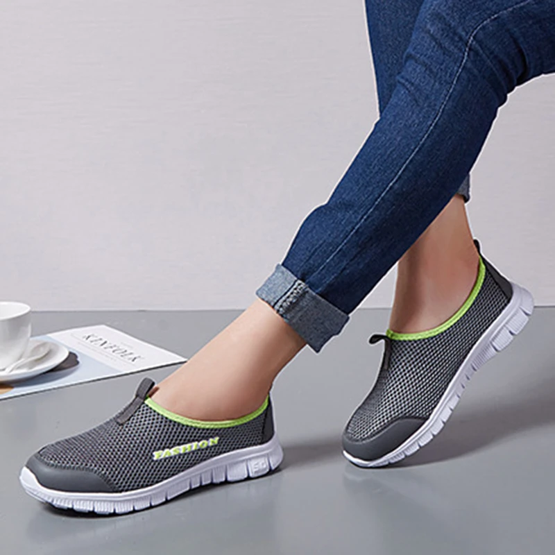 UPUPER Summer Breathable Mesh Women's Shoes Cheap Comfortable Casual Ladies Shoes Woman Outdoor Sport Women Sneakers For Walking