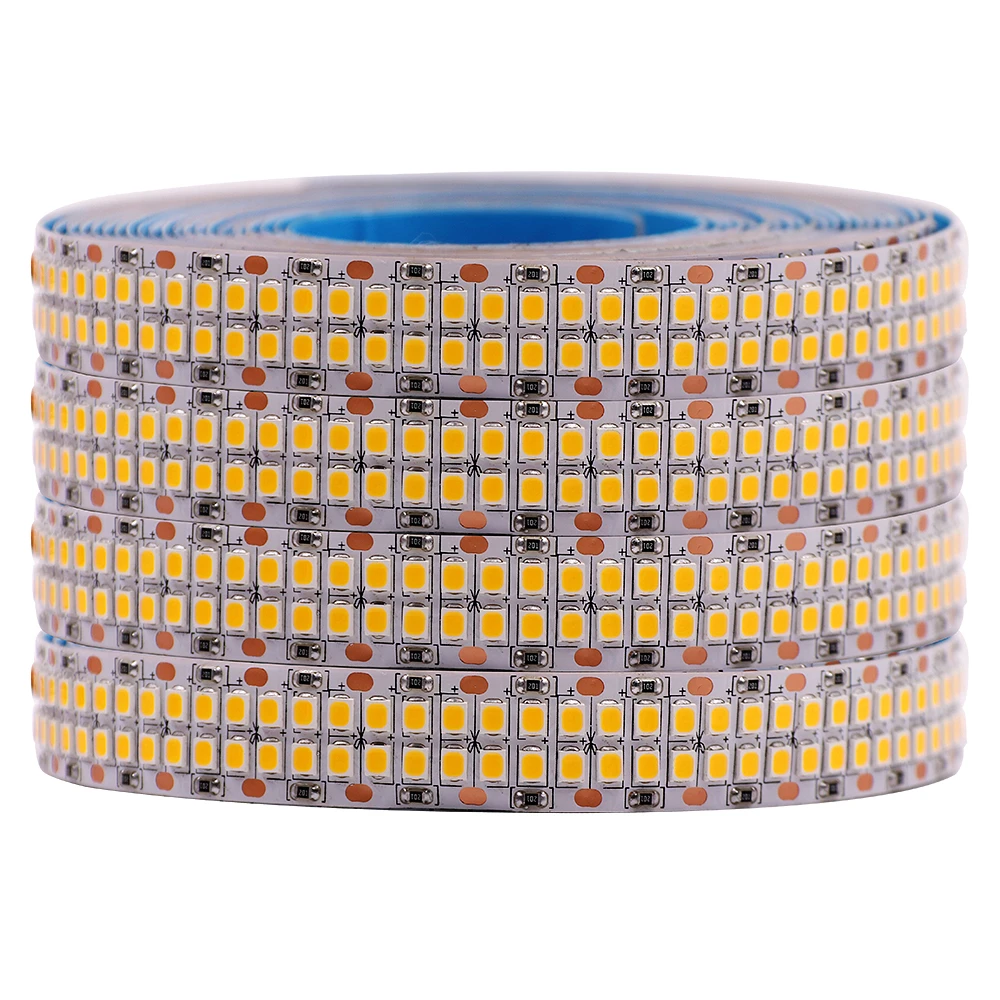 480Leds/m SMD 2835 Led Strip 24V 12V 5M 2400Leds Double Row Flexible Led Stripe 1200LEDs 900LEDs Tape Ribbon Project Lighting