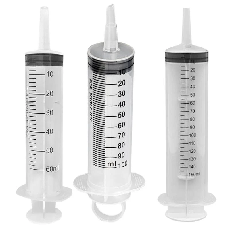 1 Pcs 60/100/150ml Reusable BBQ Meat Syringe Marinade Injector Poultry Chicken Flavor Syringe Health Measuring Feeding Tools