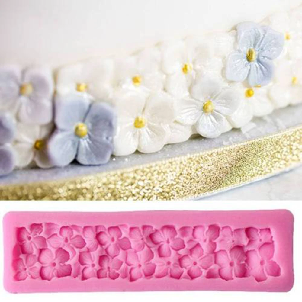 Fashion 3D Flowers Silicone Cake Mold DIY Fondant Cake Chocolate Decorating Baking Tools