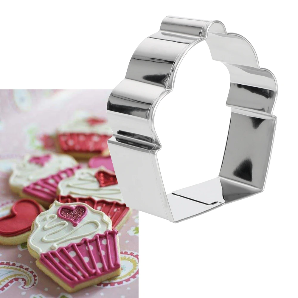 1/2/3PCS Cookie Cutter Biscuit Cake Mould Decorating Brand Cutters Cupcake Shape Stainless Steel Fondant Chocolate Baking Mold