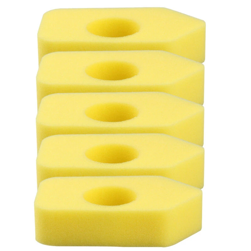 5pcs Yellow Air Filters For Briggs & Stratton 698369 5088D 5088H 5086K 4216 5099 Yellow foam air filter 98900 9b900 9c900 Series