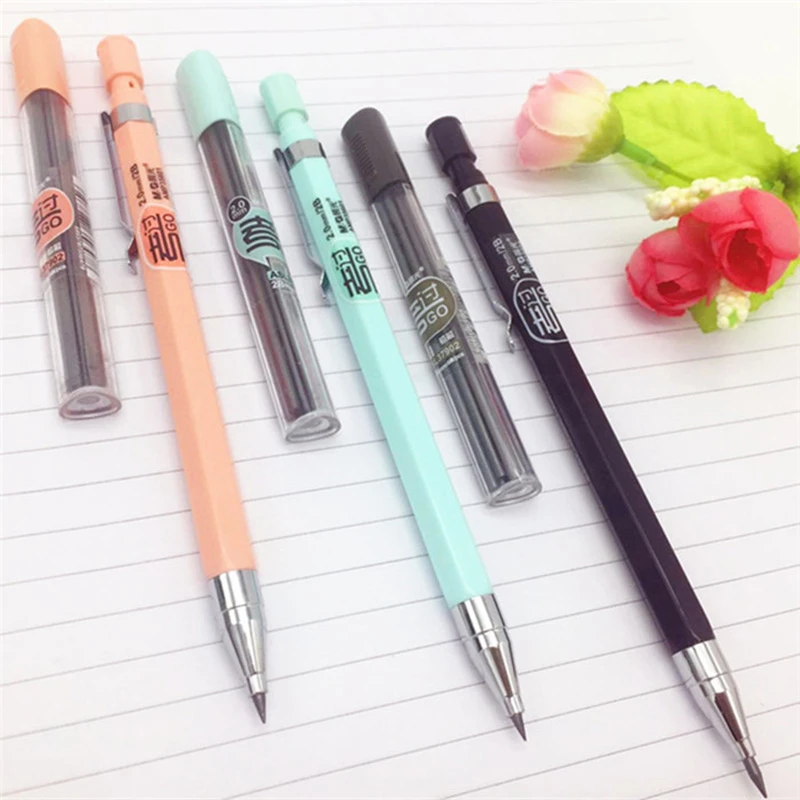 1 PC Creative Candy Color Mechanical Pencil 2.0mm Kawaii Pencils For Writing Kids Girls Gift School Supplies Korean Stationery