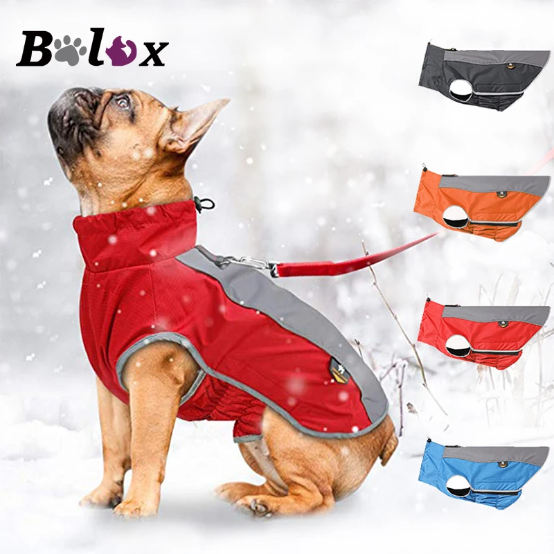 Dog Jacket Waterproof Winter Warm Pet dog Coat Reflective Puppy Clothing For Small Medium Large Dogs Pet Clothing XS-3XL