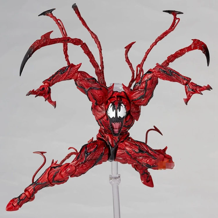 Marvel  Red Venom Carnage in Movie The Amazing SpiderMan BJD Joints Movable Action Figure Model Toys