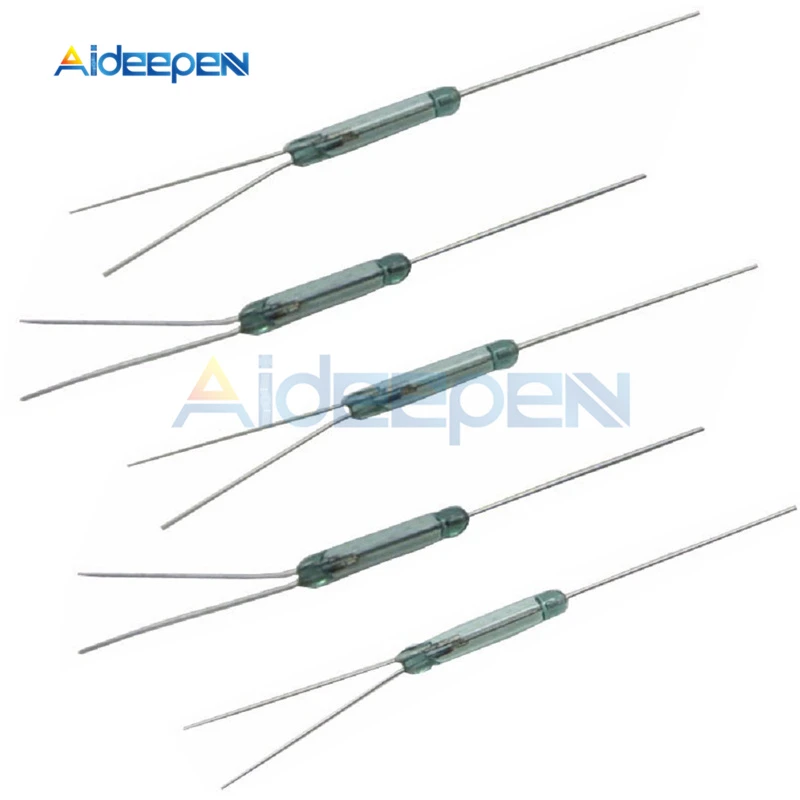5Pcs/lot 2.5*14mm Reed Switch 3 Pin Magnetic Switch Normally Open Normally Closed Conversion 2.5X14MM DC 60V 4W NO NC