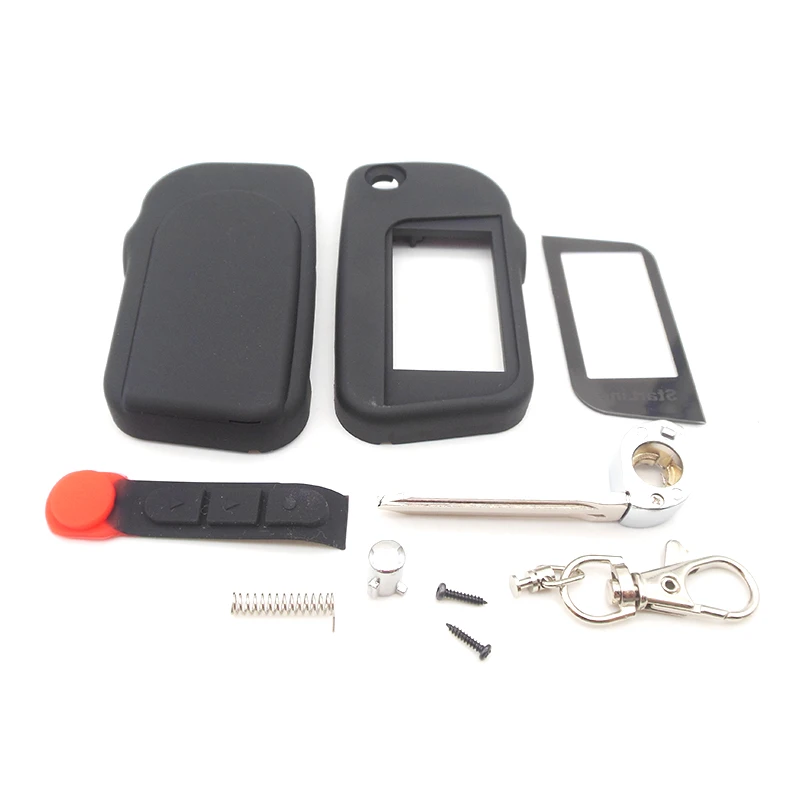 A93 Uncut case with glass for Starline A93 A63 A39 uncut blade fob case cover A93 folding car flip remote