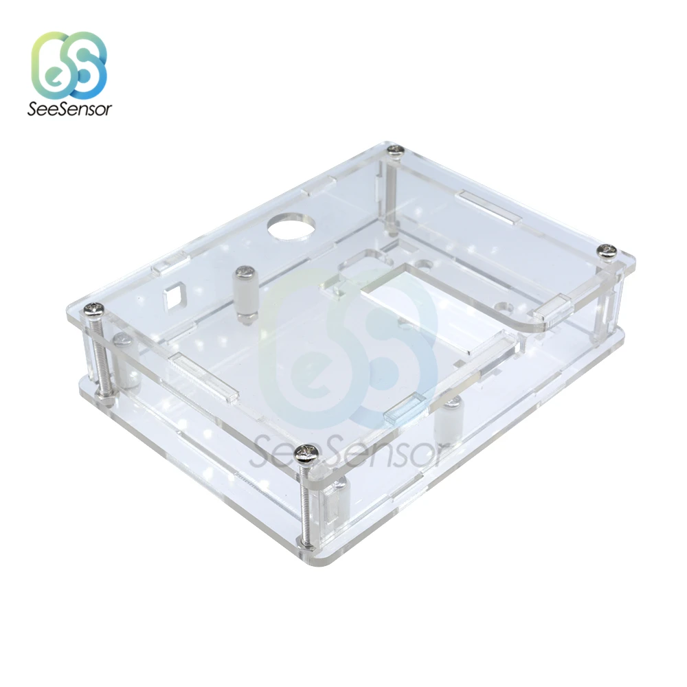 Clear Acrylic Case Shell Housing for LCR-T4 Transistor Tester Diode Triode Capacitor ESR Meter Multimeter (Only Case)
