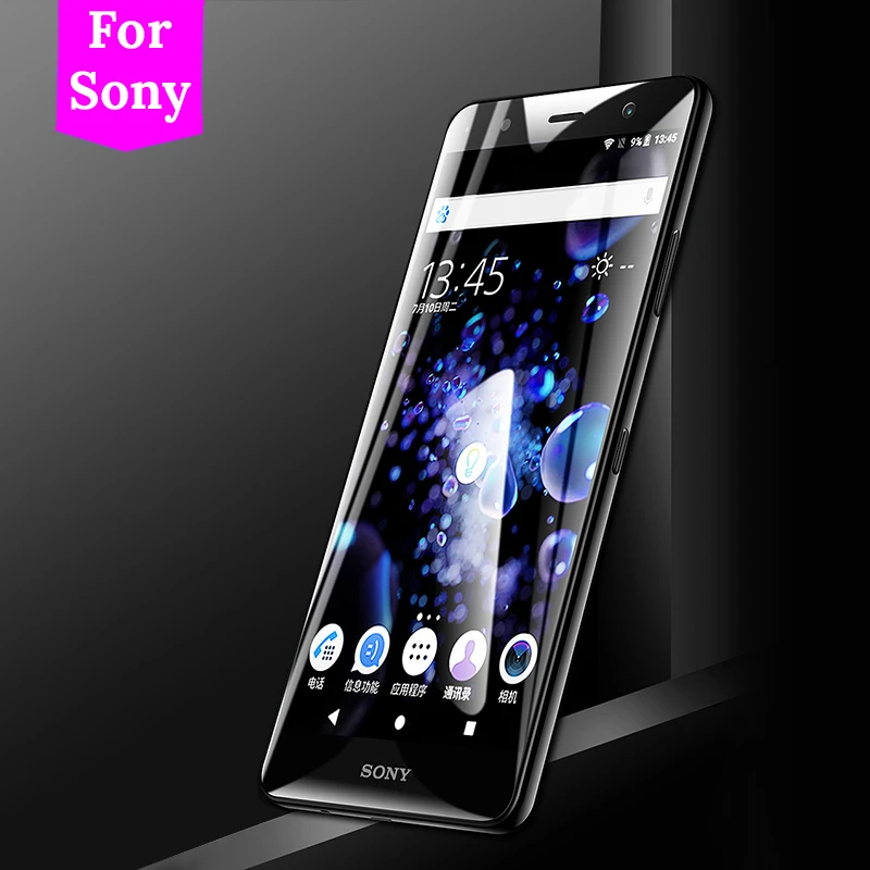 3D Glass For Sony Xperia XA2 Plus XZ3 XA1 Case Tempered Glass For Sony Soni Experia XZ4 L3 10 Plus XA3 Ultra XZ XA Premium Cover