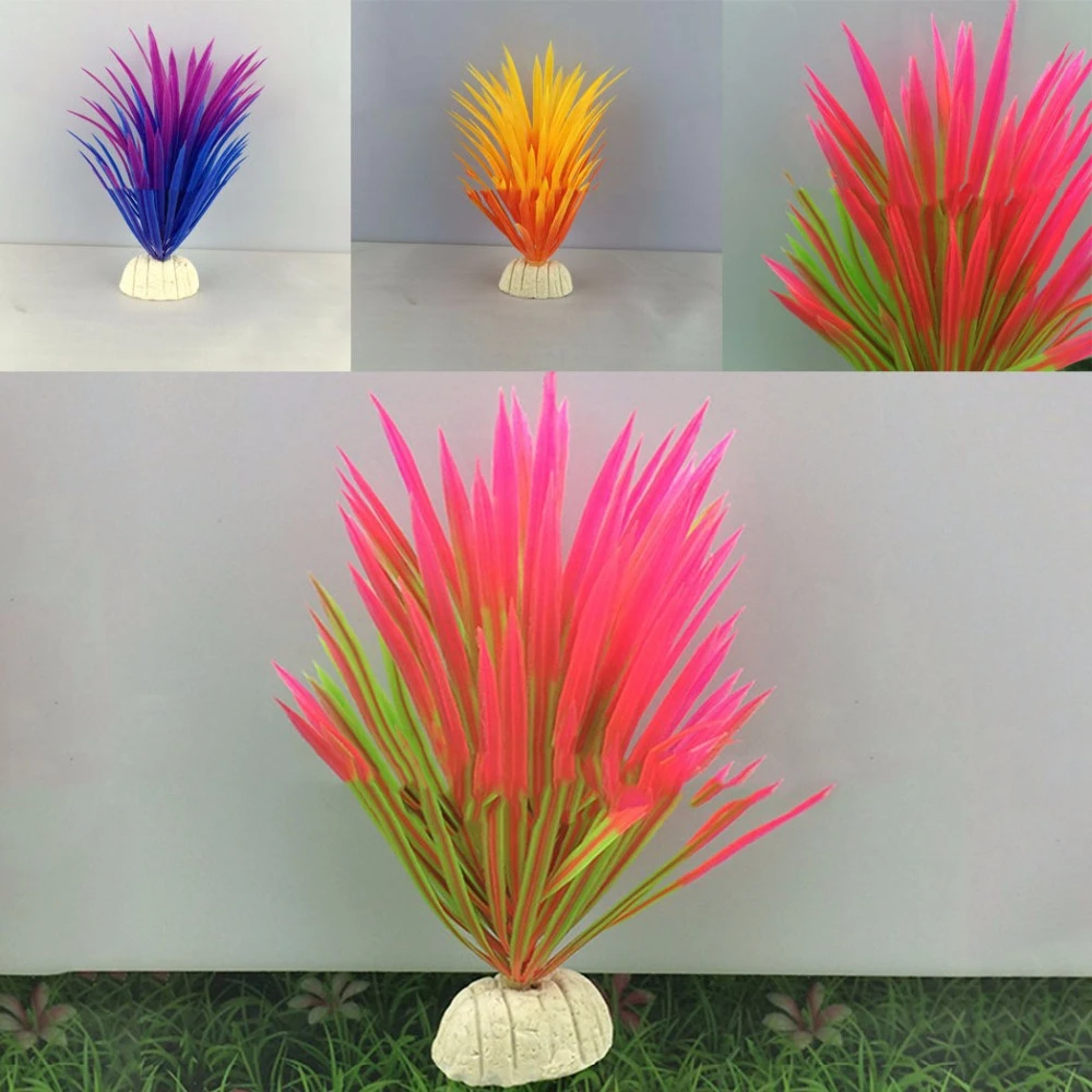 Artificial Plastic Plant Narcissus Water Grass Fish Tank Aquarium Decoration Accessories NEW Environmental Protection Materials