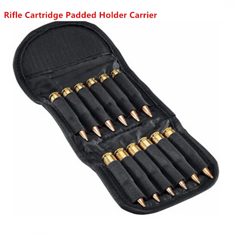 Mizugiwa Folding handgun cartridge carrier 12 Rifle Shells Rifle Cartridge Carrier Case Rifle Ammo Bag Hunting Bullet Holder