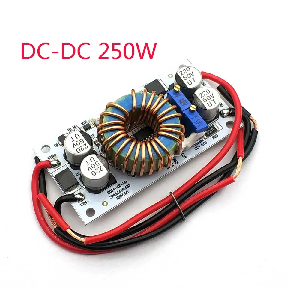 DC-DC 250 W Boost Converter Constant Current Mobile Power supply 10A 250W LED Driver