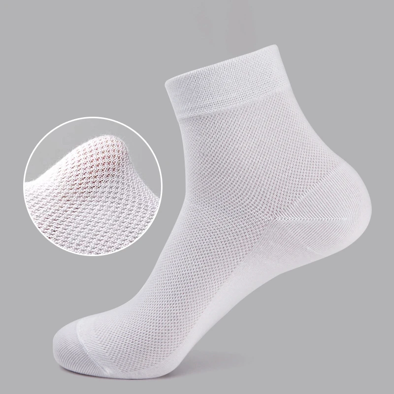 5 pairs/lot Summer Men mesh Cotton Socks Men Brand Casual Business Dress Clothing Socks For Men Women Short Socks Breathable sox