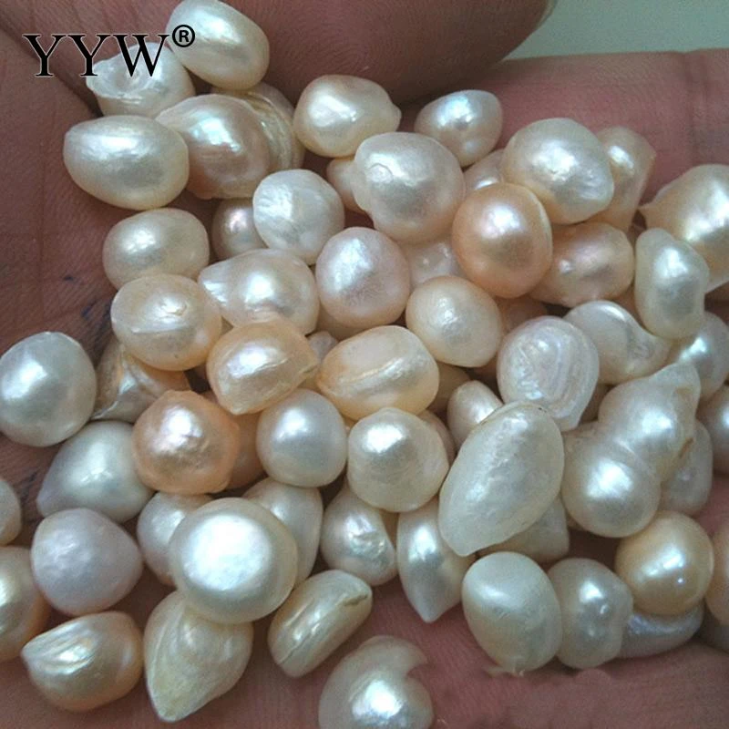 Pearl Beads Fashion Jewelry 2019 Wholesale Natural Freshwater Pearl Loose Beads no hole mixed colors 4-9mm 500G/Bag Sold By Bag