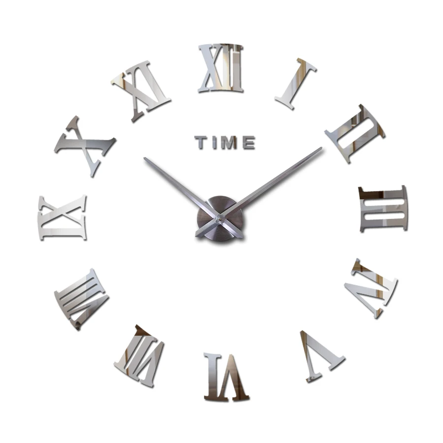 2021 top fashion new free shipping Modern clock watch Wall Stickers clocks reloj de pared home decoration horloge Needle Quartz