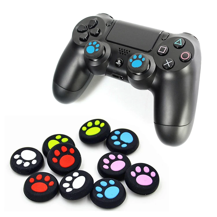 2pcs Silicone Catlike Joystick Thumb Stick Grip Cap for PS3 PS4 Xbox One/360 Joystick Cover Case Controller Gamepade Accessories