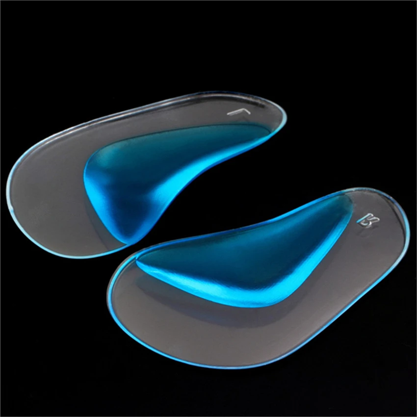 Foot Care Silicone Insole Horizontal Foot Support Sports Running Men Women Orthopedic Insole Massage Silicone Orthogonal Insole