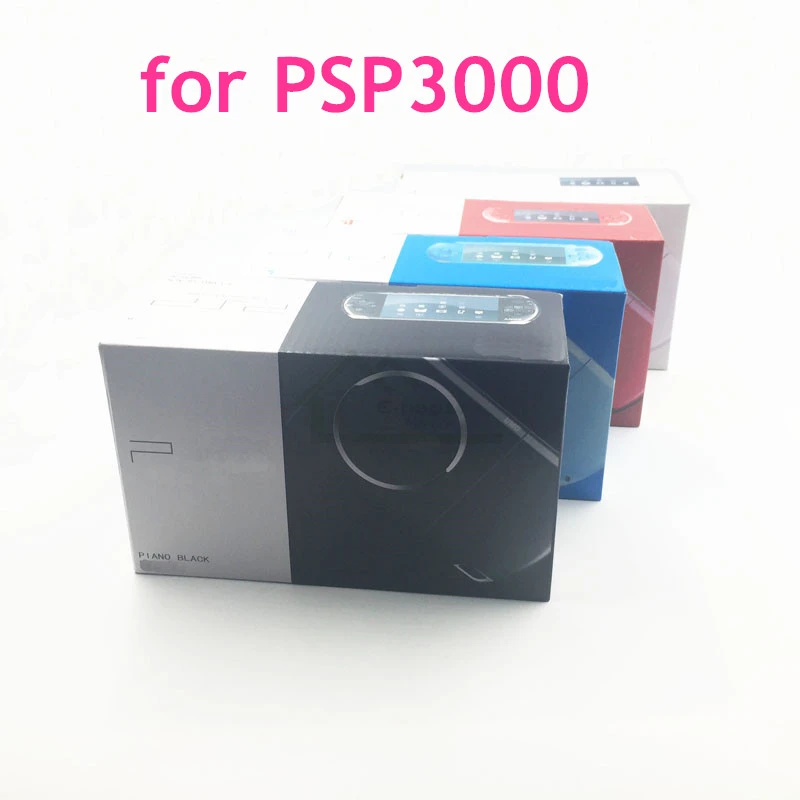 High Quality New Packing Box Carton for PSP 3000 Game Console Packaging with Manual and Insert for PSP3000