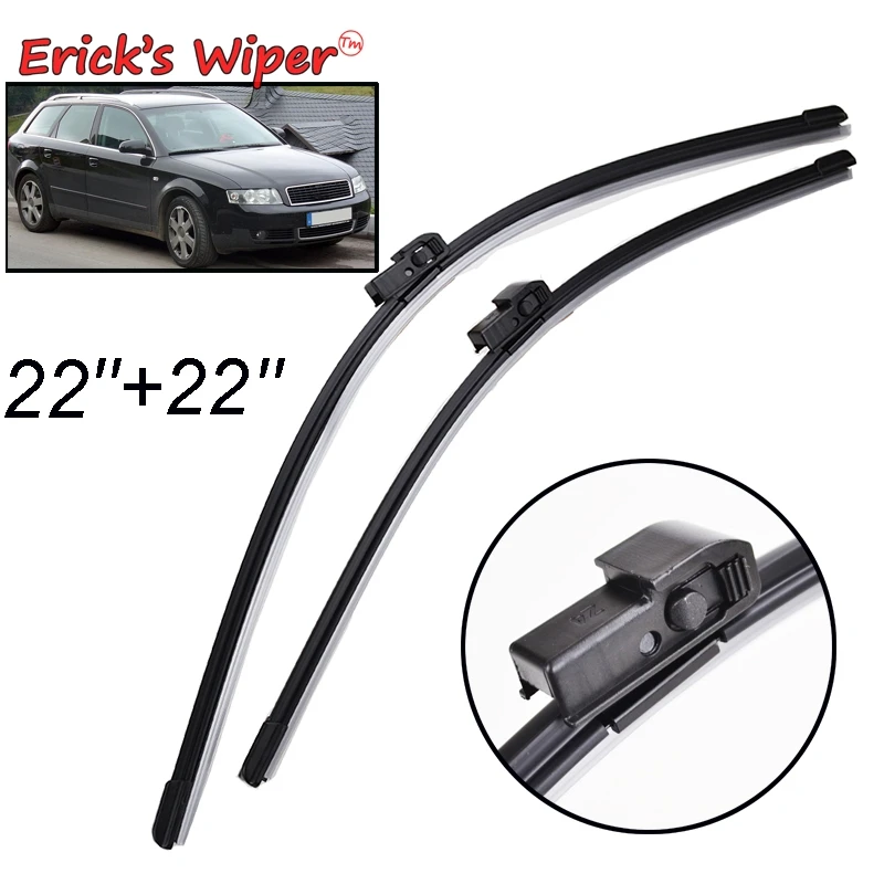 Erick's Wiper Front Wiper Blades For Audi A4 B6 8E/8H October 2000 - Nov. 2003 Windshield Windscreen Front Window 22