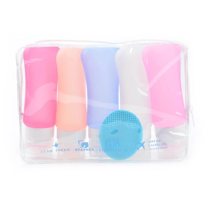 Travel Accessories Cosmetics Container 1PC 37/60/89ML Soap Dispenser Shampoo Bottle Portable Multi-color Silicone