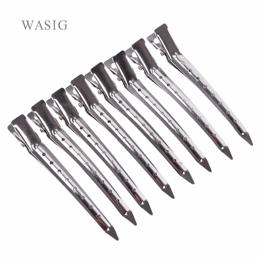 10Pcs 9CM Professional Salon Stainless Hair Clips Hair Styling Tools DIY Hairdressing Hairpins Barrettes Headwear Accessories