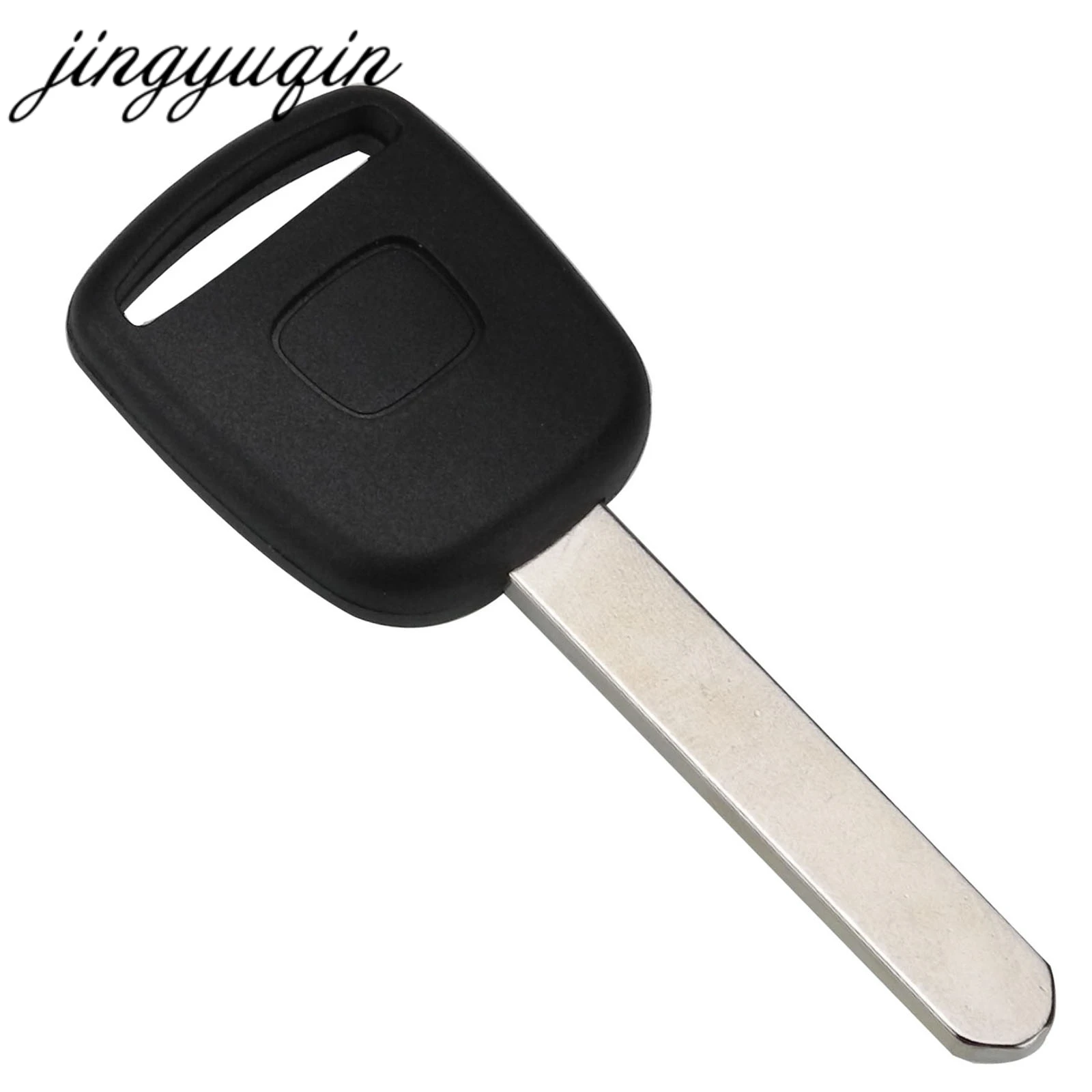 jingyuqin Transponder Ignition Remote Car Key Shell For Honda CR-V XR-V Accord Civic Jade with Chip Groove Key Fob Replacement