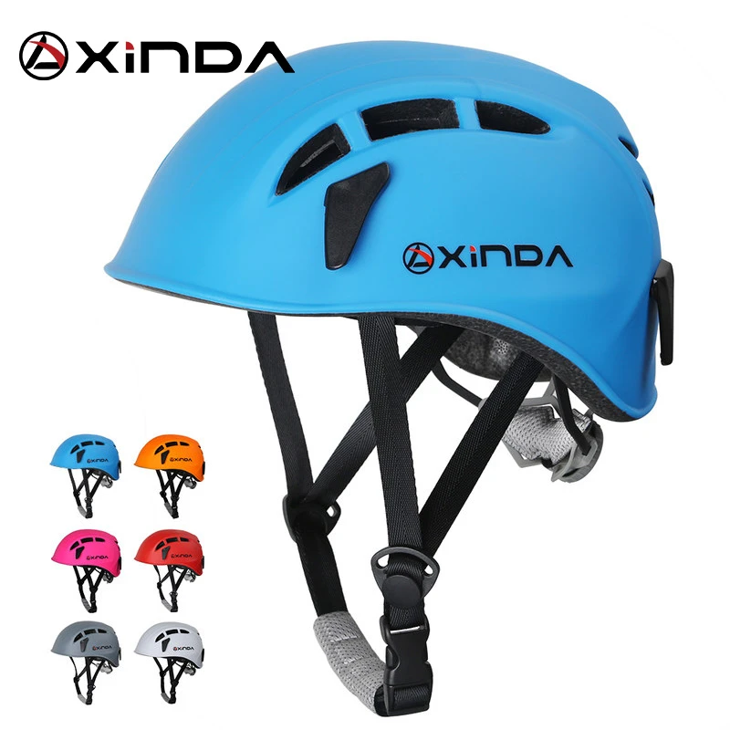 Xinda outdoor rock climbing downhill helmet speleology mountain rescue equipment to expand safety helmet Caving Work Helmet